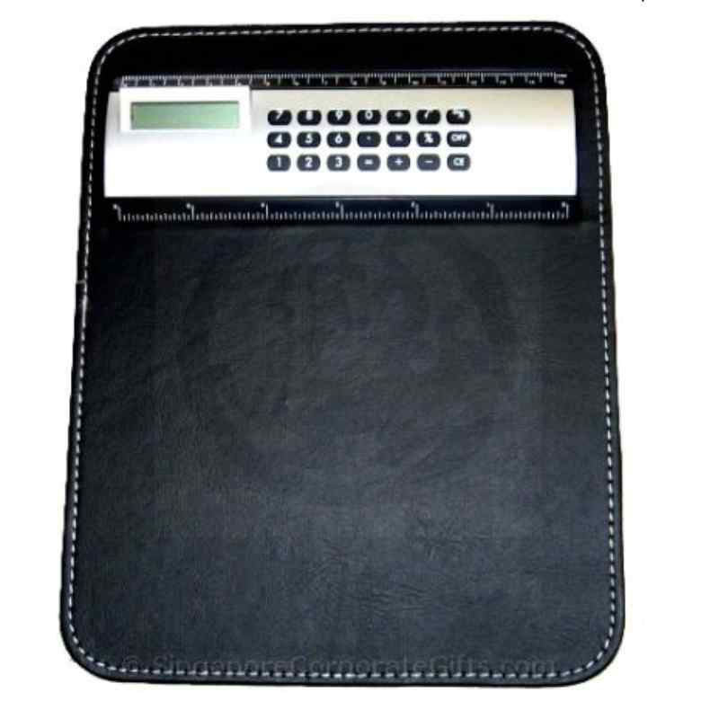 Leather Mouse Pad with Calculator